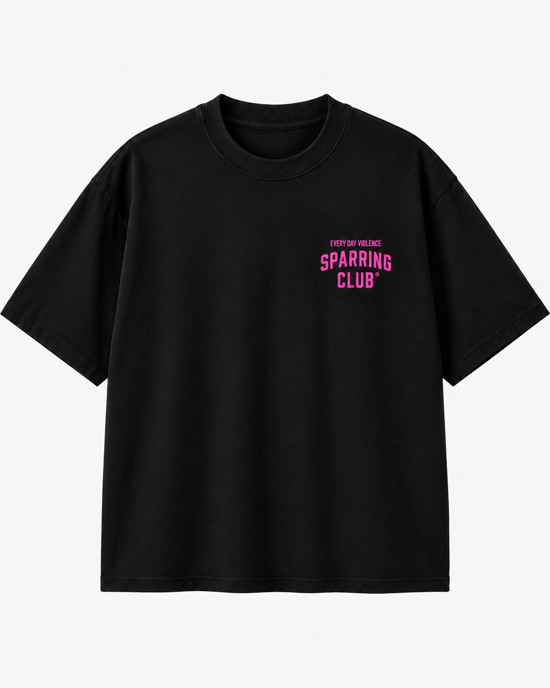 Camiseta EDV Sparring Club Black Pink