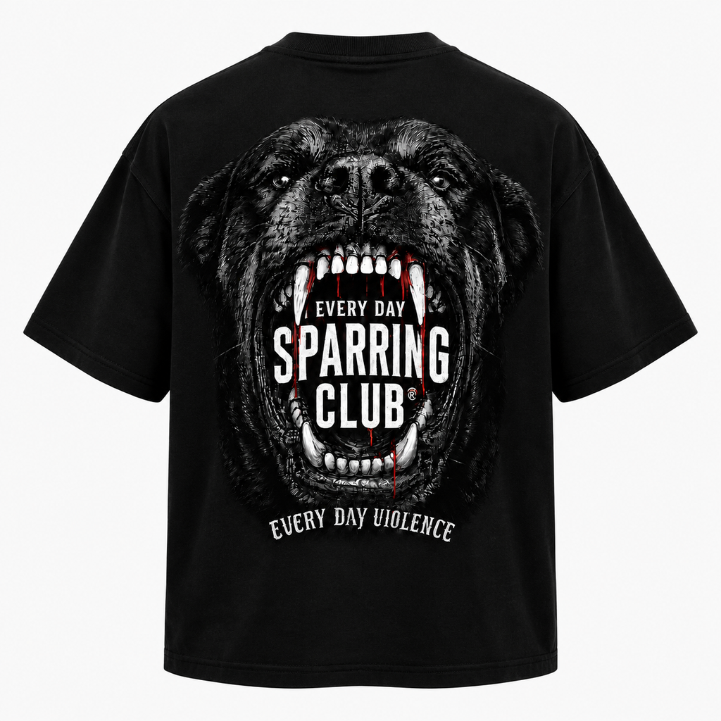 Camiseta EDV Rottweiler Sparring Club Preta
