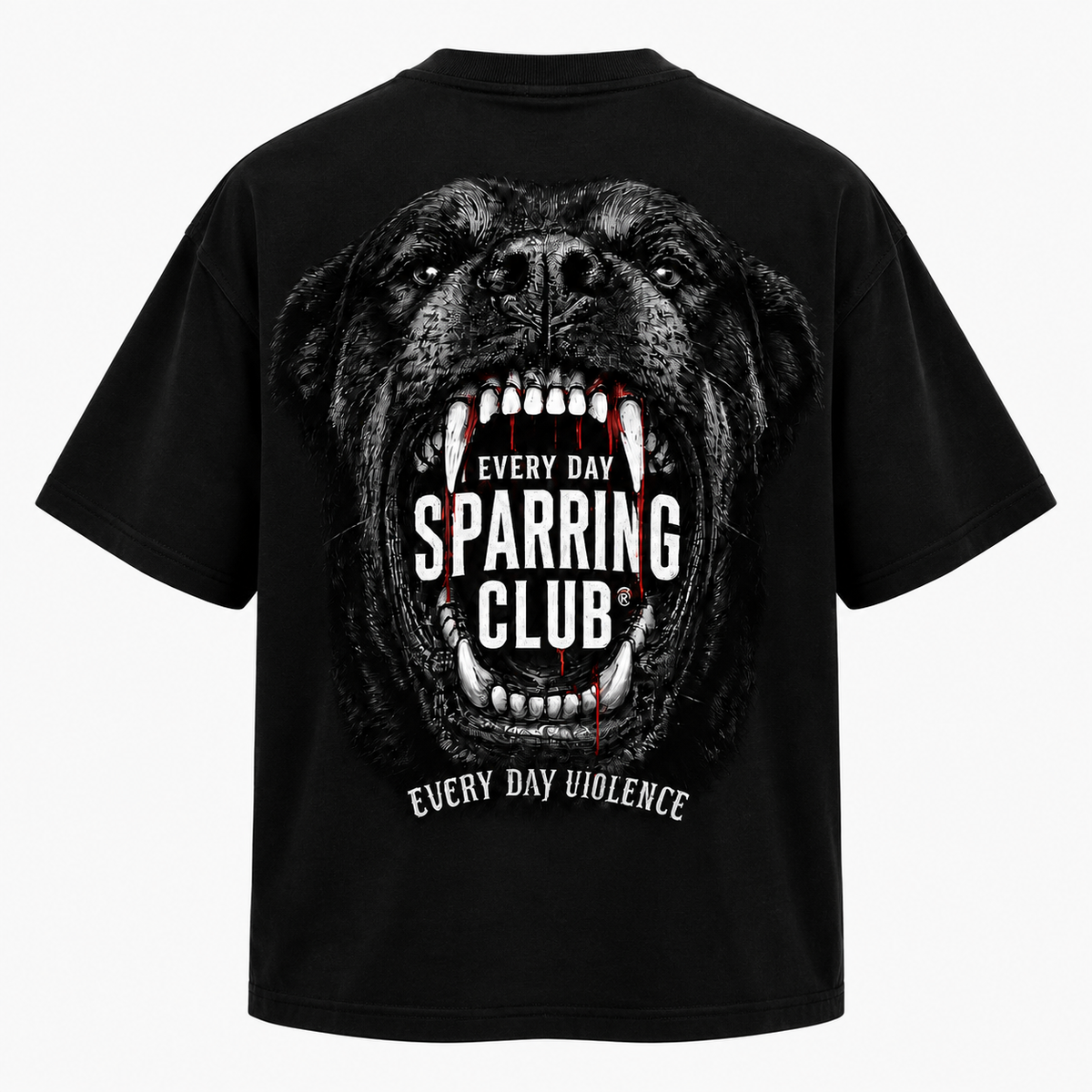 Camiseta EDV Rottweiler Sparring Club Preta