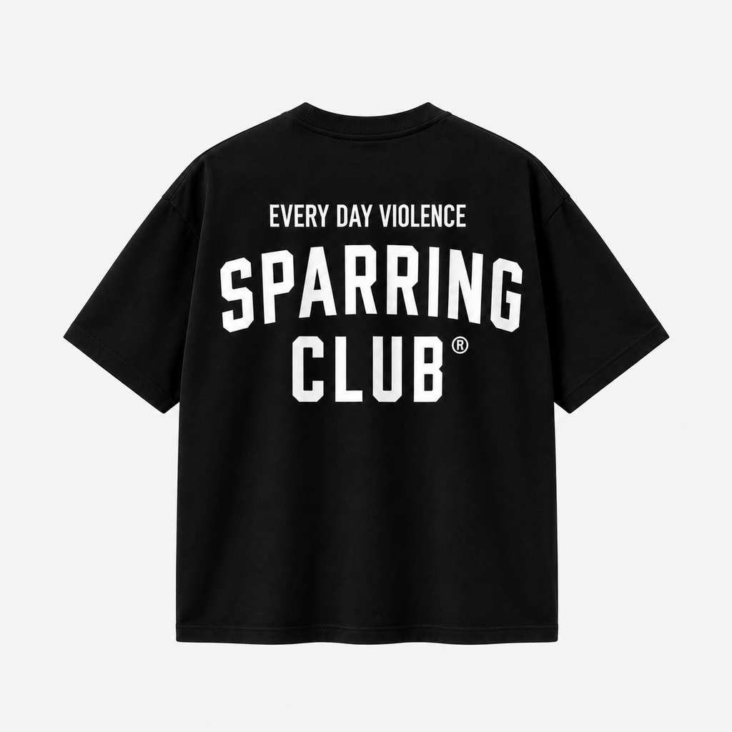 Camiseta EDV Sparring Club Preta