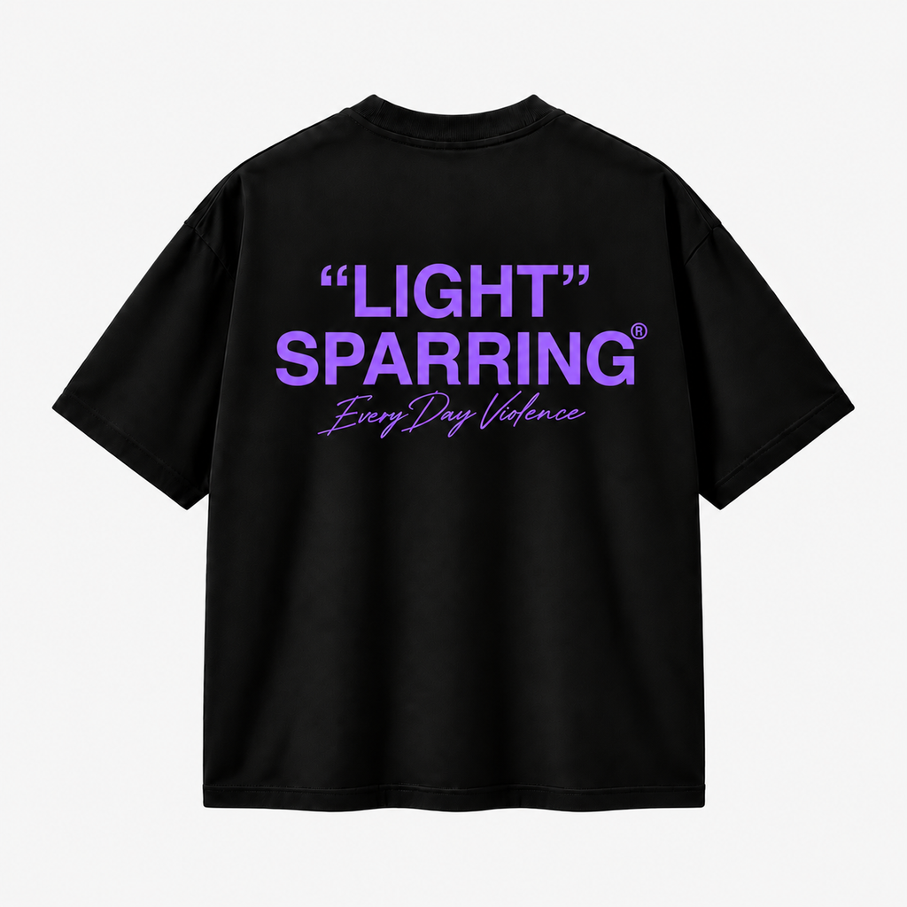 Oversized Light Sparring Black/Purple