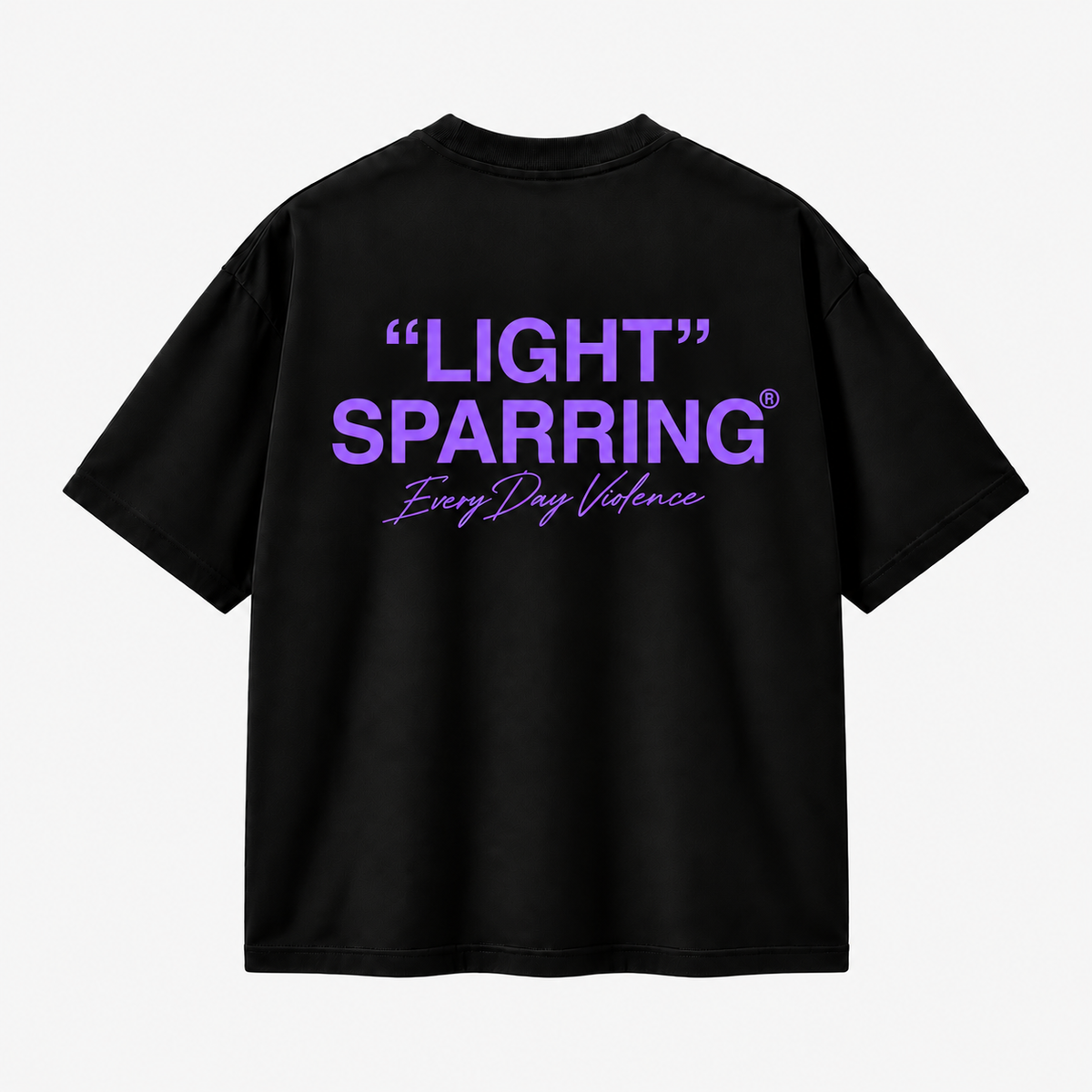 Oversized Light Sparring Black/Purple