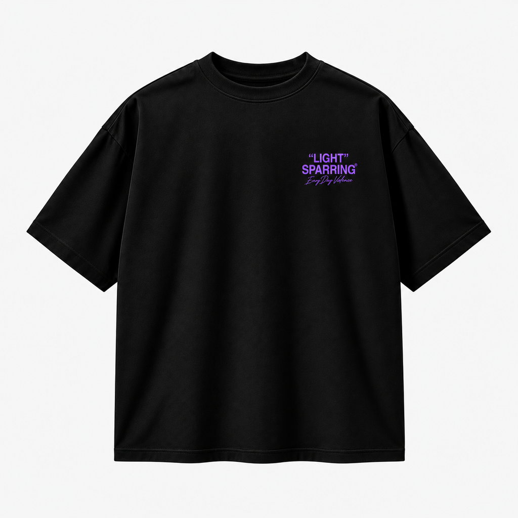 Oversized Light Sparring Black/Purple