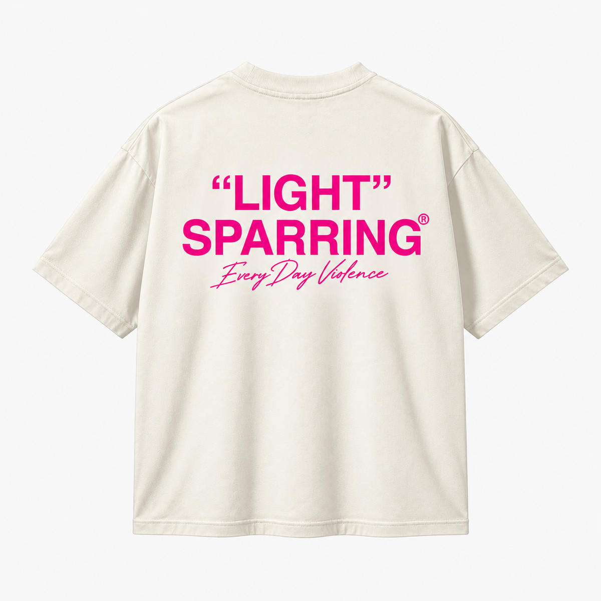 Oversized Light Sparring Off/Pink