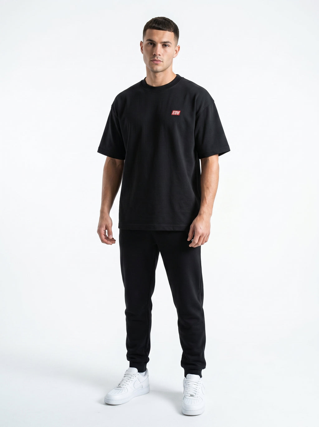 Camiseta EDV Capacete Gótico Preta