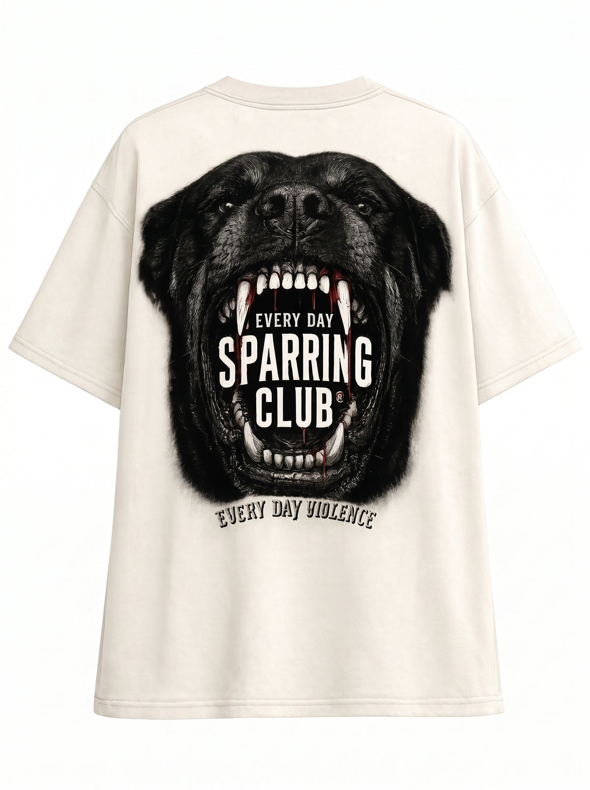 Camiseta EDV Rottweiler Sparring Club Off-White