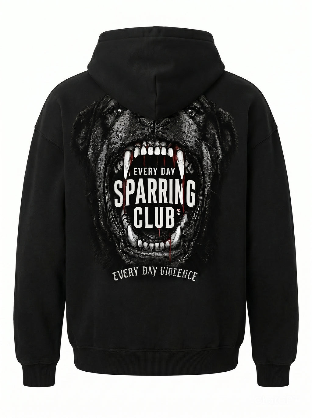 Moletom EDV Rottweiler Sparring Club Preto