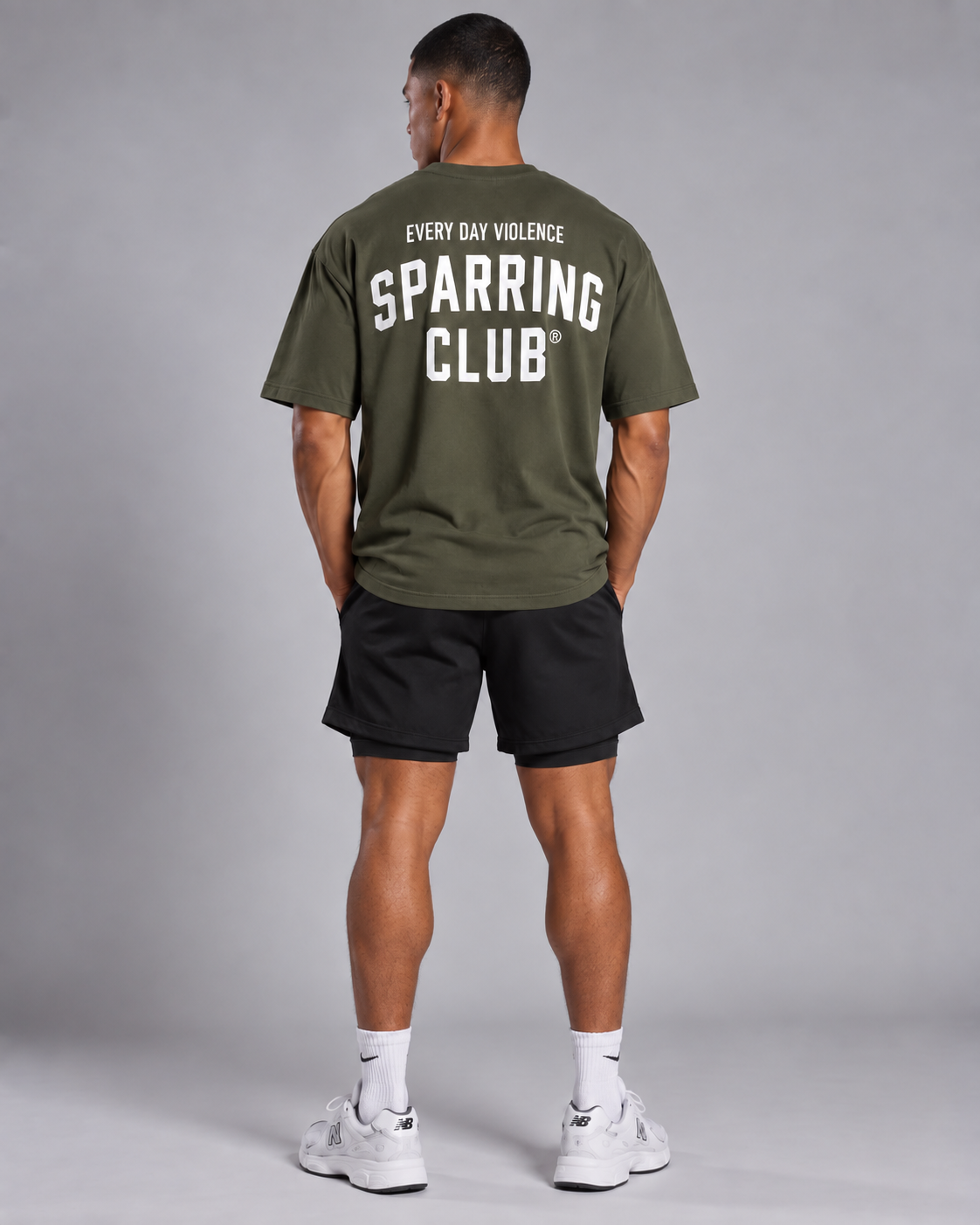Camiseta EDV Sparring Club Verde Militar